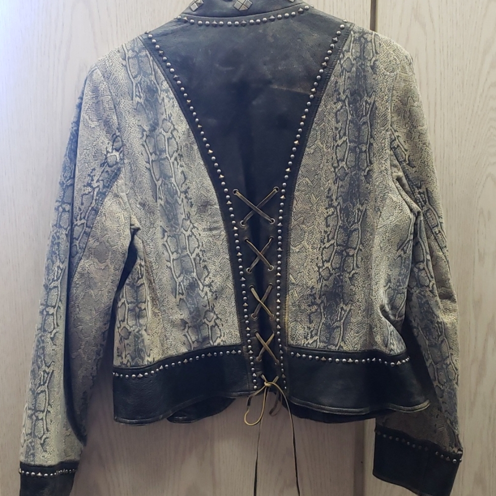 Double D Ranch Leather Jacket - Picture 2 of 3